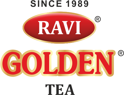 Ravi Golden Tea packaging and branding